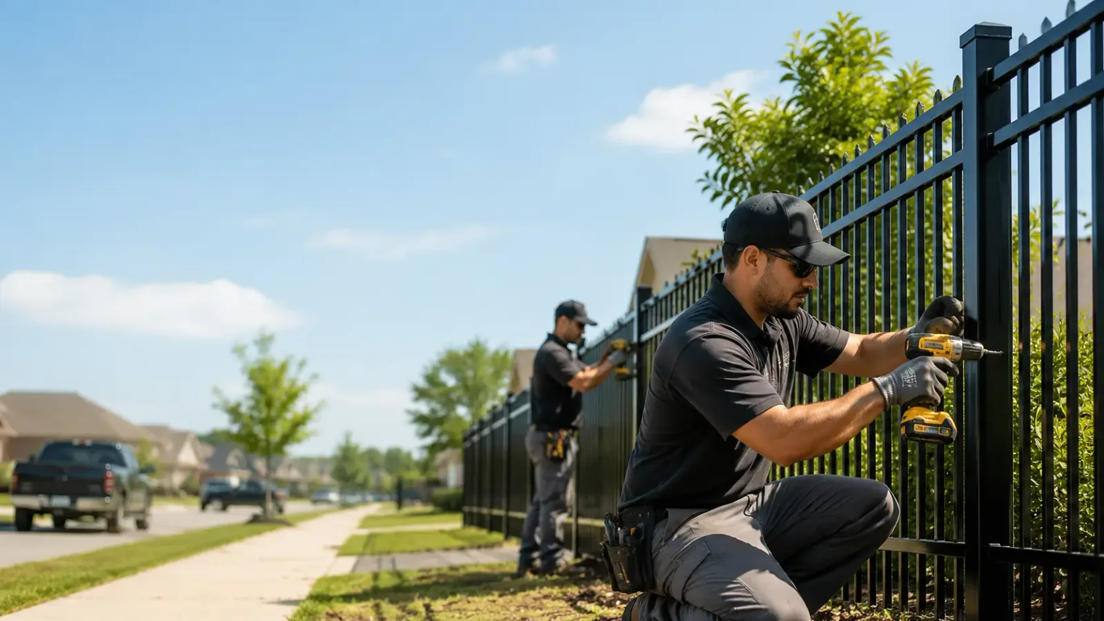 Metal Fence Installation in Axton, VA